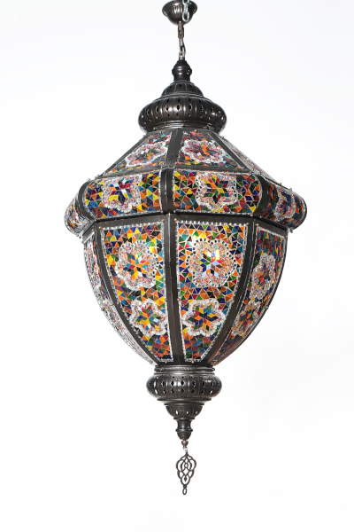 Special Design Big Size Turkish Mosaic Glass Chandelier